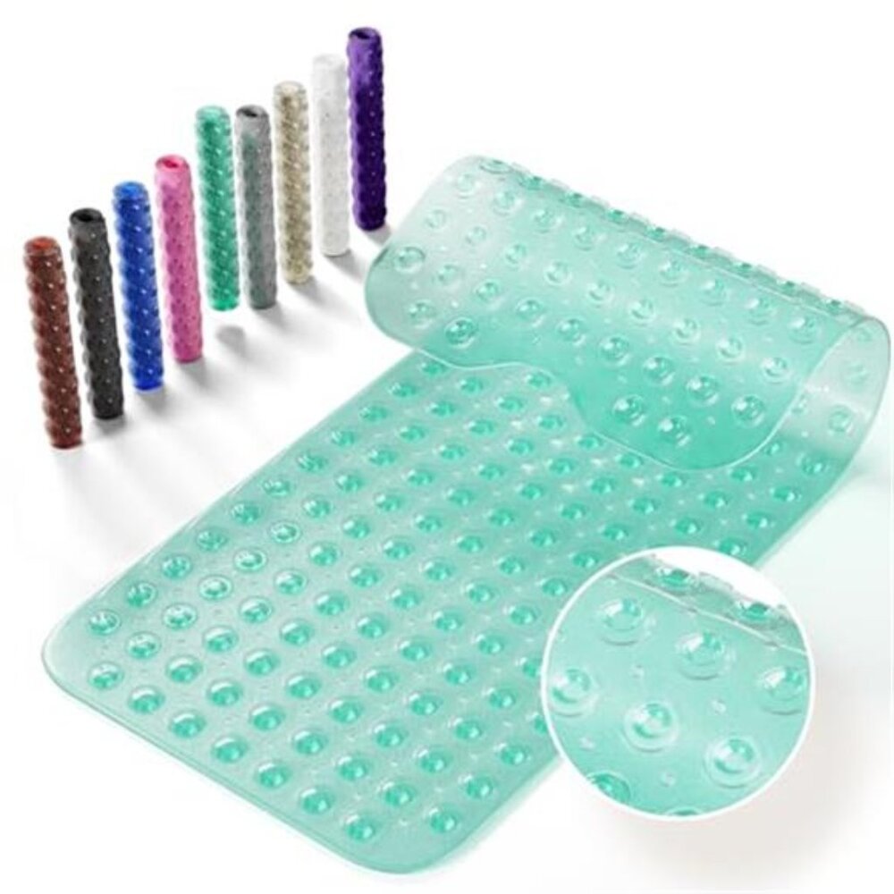 Non Slip Bath Tub Mat Extra Large Shower Mat Suction Cups Machine Washable